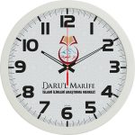 V30-334-GR Plastik Duvar Saati